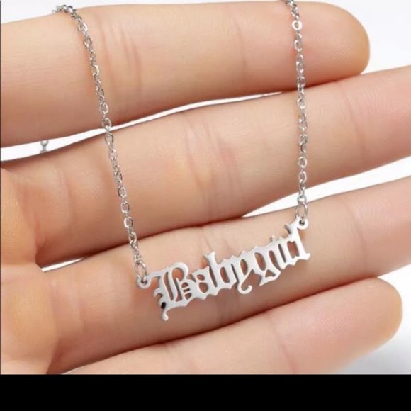 New stainless steel baby girl pendant necklace - Picture 2 of 4